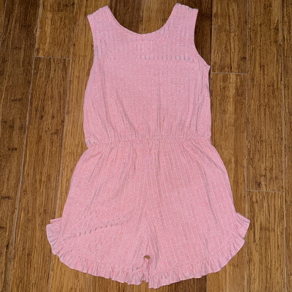 Pink Sovereign Code Kay Ruffle Romper - Picture 2 of 4